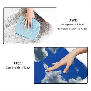 Ram In The Clouds Picnic Mat (Square)