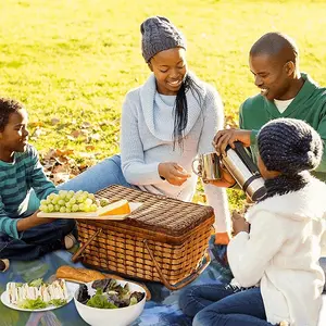 Man Burning Firewood Picnic Mat (Square)