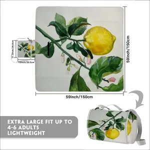 Lemon Branch Picnic Mat (Square)