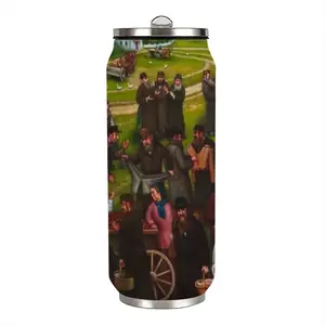 Jewish Market In The Shtetl Coke Can Mug