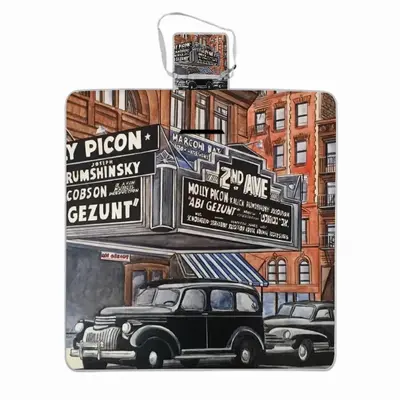 #2Nd Avenue Theater New York City Picnic Mat (Square)