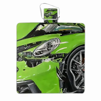 Porsche Gt3 Crash Picnic Mat (Square)