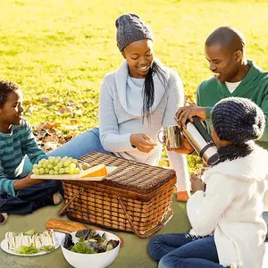 Green Landscape No6 Picnic Mat (Square)