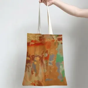 Palm Crest Shopping Bag (Linen)