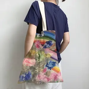 Colorful Society Shopping Bag (Linen)