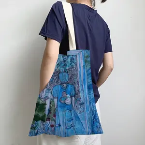 Way To Another World Shopping Bag (Linen)