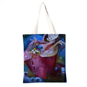 Guardian Of Heart Shopping Bag (Linen)