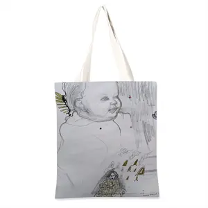 Baby - Drawing Pencil Shopping Bag (Linen)