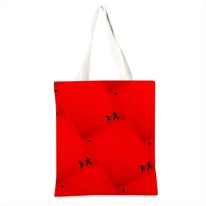 Deep Red (Decomposition) Shopping Bag (Linen)