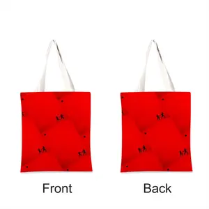 Deep Red (Decomposition) Shopping Bag (Linen)