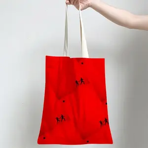 Deep Red (Decomposition) Shopping Bag (Linen)