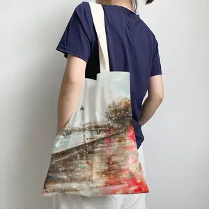 Afternoon In Paris Shopping Bag (Linen)