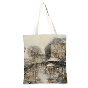 La Vie Parisienne Shopping Bag (Linen)