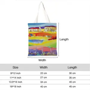 Rural Cottages Shopping Bag (Linen)