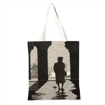 Anticipation Of A Moment Shopping Bag (Linen)