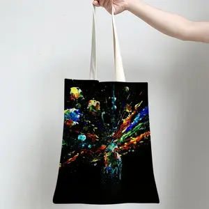 Dancing Cells K Shopping Bag (Linen)