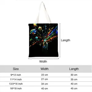 Dancing Cells K Shopping Bag (Linen)