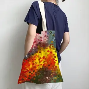 A Field Of Energy E Shopping Bag (Linen)