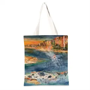 Angel Of My Land Shopping Bag (Linen)