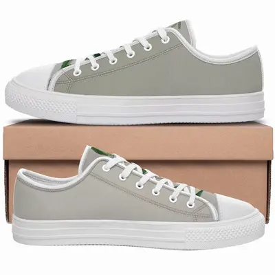 Men Olive Branch Retro Canvas Shoes