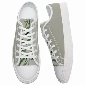 Men Olive Branch Retro Canvas Shoes