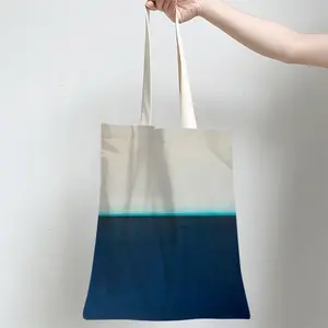 Charcoal White Teal Series 3 Shopping Bag (Linen)