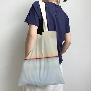 White Orange Series 3 Shopping Bag (Linen)