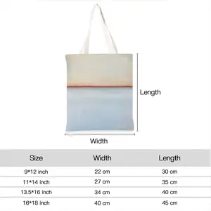 White Orange Series 3 Shopping Bag (Linen)