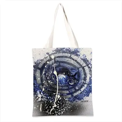 Basic Indigo Shopping Bag (Linen)