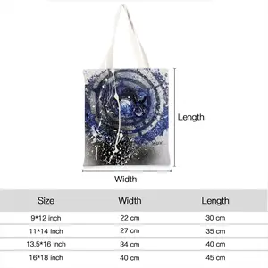 Basic Indigo Shopping Bag (Linen)