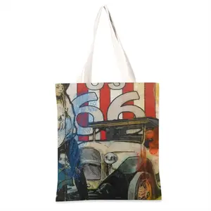 Route 66 Shopping Bag (Linen)