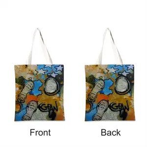 I Walk On The Moon Shopping Bag (Linen)