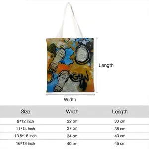 I Walk On The Moon Shopping Bag (Linen)