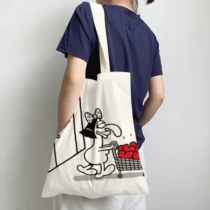 Love Shopping Shopping Bag (Linen)