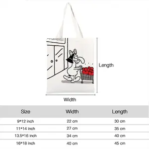 Love Shopping Shopping Bag (Linen)