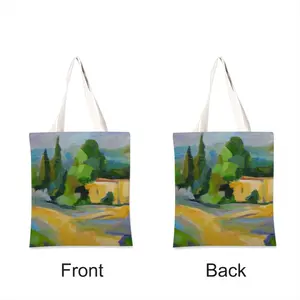 Old Farmhouse In Provence Shopping Bag (Linen)