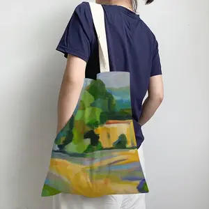 Old Farmhouse In Provence Shopping Bag (Linen)