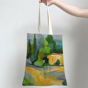 Old Farmhouse In Provence Shopping Bag (Linen)