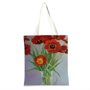 Tulips Shopping Bag (Linen)