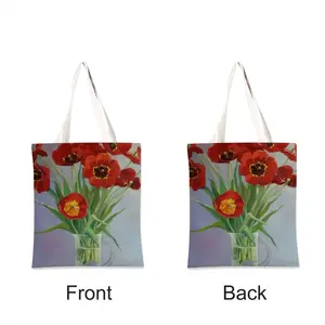 Tulips Shopping Bag (Linen)