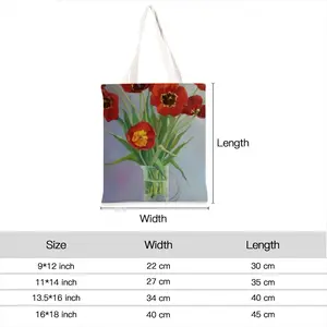 Tulips Shopping Bag (Linen)