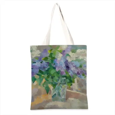 The Spring Flowers Shopping Bag (Linen)