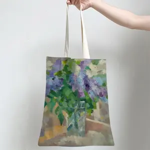 The Spring Flowers Shopping Bag (Linen)