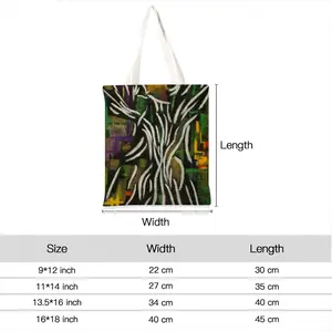 Astral Dance Shopping Bag (Linen)