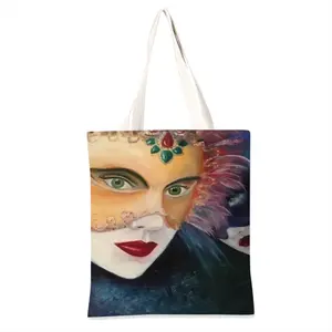 Mistery Masks Shopping Bag (Linen)