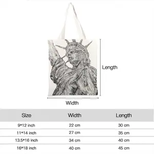 The Statue Of Liberty Shopping Bag (Linen)