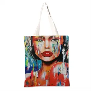 Summer Rain Shopping Bag (Linen)