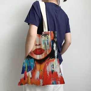 Summer Rain Shopping Bag (Linen)