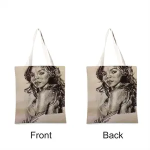 Ashanti Portrait Shopping Bag (Linen)