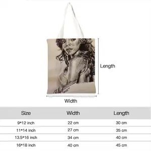 Ashanti Portrait Shopping Bag (Linen)